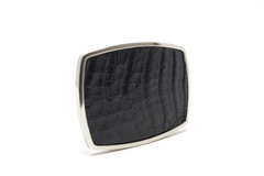 Caiman Belt Buckle, Exotic Belt Buckle, ( 1.5 ») Removable Western Buckle
