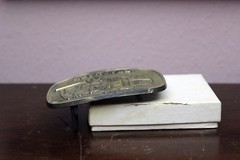 Original 1980s Gearhart Company Bronze/Brass Metal Belt Buckle Well Drilling