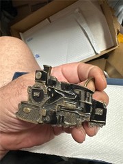 Vintage Train 165 Belt Buckle 1981 by Great American Buckle Co