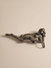 Belt Buckle Rare Vtg 1979 Erotica Nude Female Capt Hawks Sky Patrol & Novelty