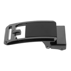 Durable Black Alloy Belt Buckle Replacement for Crafts Unisex Metal Buckle