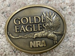 Golden Eagles NRA Belt Buckle Limited Edition 2013 Flying Eagle