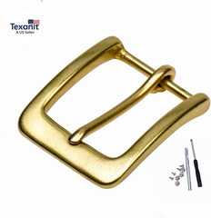 1.5&Prime;(38Mm-40Mm) Belt Buckle Brass Stainless Steel Men&rsquo;S Replacement Single Prong