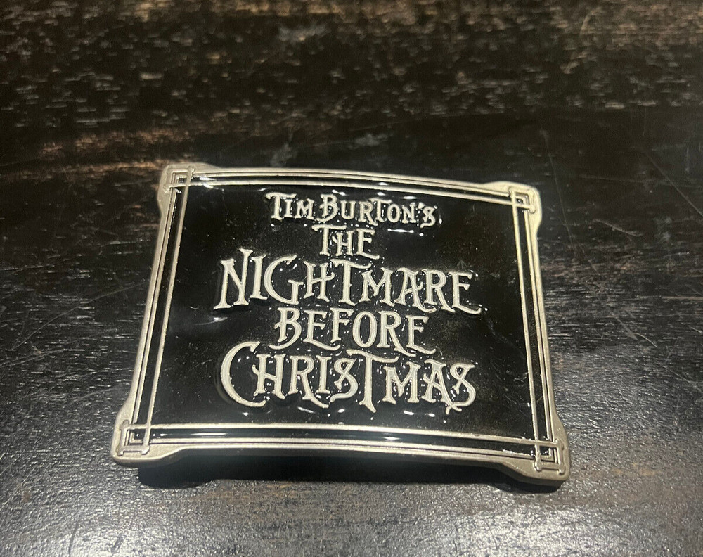 TIM BURTON&rsquo;S THE NIGHTMARE BEFORE CHRISTMAS Belt Buckle -Officially Licensed New