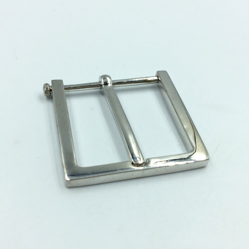 Shiny 935 Argentium Silver Simple Fine Men&rsquo;s Belt Buckle