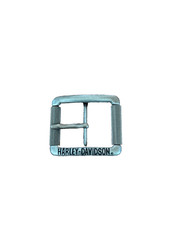 Harley Davidson Belt Buckle Nickel Silver Tone Motorcycles Bike Square
