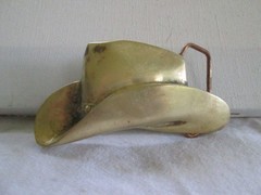 Antique Brass Color Western Style Belt Buckle For 1.5&Prime; Wide Belts