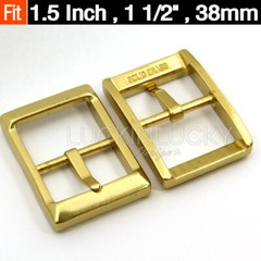 1 1/2&Prime;Solid Brass belt buckles Western Cowboy belt buckles for men 1.5 in wide
