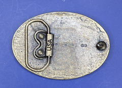Real Canebrake/Timber Rattlesnake Belt Buckle made in USA
