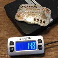 Frontier 2004 IQHA Idaho Quarter Horse Champion Belt Buckle