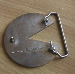 Namco Pac Man Metal Belt Buckle 2010