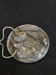 Buckles of America Men&rsquo;s Silver Buffalo Animal Western Belt Buckle Metal BA-138