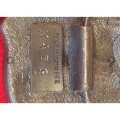 Vintage 1982 Bergamot Brass Works Eagle Article II 2nd Amendment BeltBuckle H459