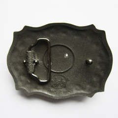 Western Men Zinc alloy Leather Belt Buckle Deer Rodeo Cowboy Shape Pattern