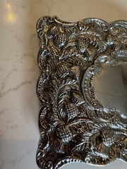 Silver Thistle Belt Buckle, 3” X 3.75”