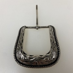Western Style Belt Buckle for 1.5&Prime; Max. Wide Belt Floral Design 2 1/2&Prime; x 2 5/8&Prime;