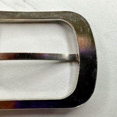 Silver Tone Simple Basic Belt Buckle