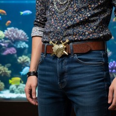Men Women Big Gold Metal Belt Buckle Heart Western Silver Rhinestone Love Stinks