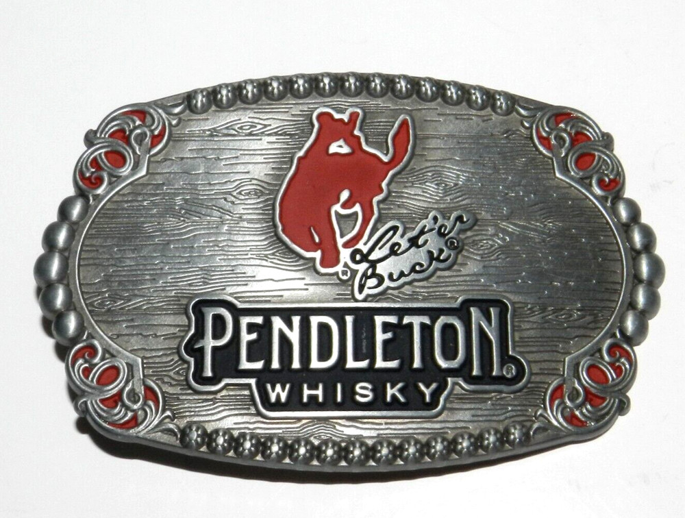 New 2023 Montana Silver Smiths Pendleton Whisky Belt Buckle Buck Limited Ed.