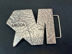 Mecca Vintage Clothing Line Textured Silver Color Belt Buckle