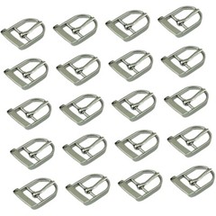 20Pcs Belt Buckles Replacement 34x23mm Single Prong Replacement Belt Buckle