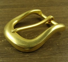 Solid Brass Single Tongue Pin Hippie Belt Buckles for 38mm width belt XH048