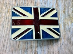Great Britain Union Flag British Jack United Kingdom Patriotic Belt Buckle
