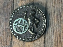 Vintage Mac Tools Round Stars Limited Edition Metal Belt Buckle