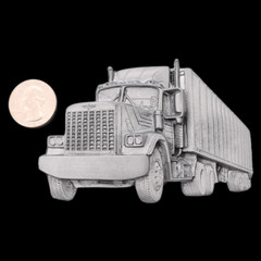 Semi Truck Driver Long-haul Trucker Belt Buckle