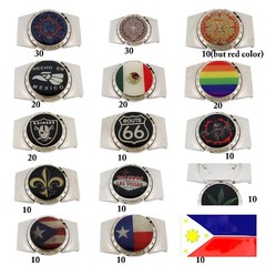 Removable Lighters & Men Women Belt Buckles Combo Batman Superman Western Rodeo
