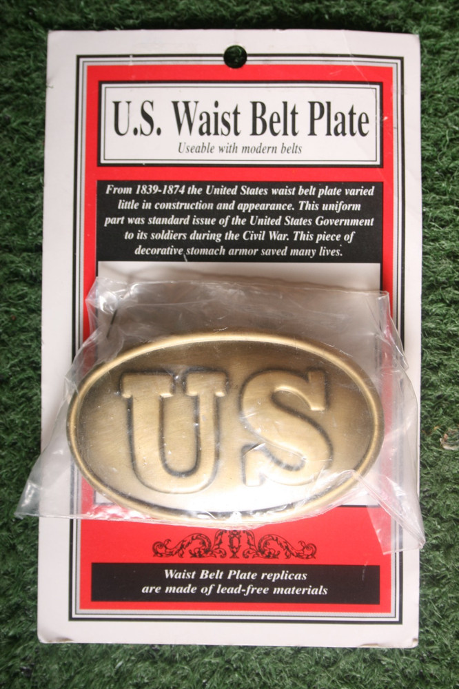 Vintage U.S. Waist Belt Plate Civil War Era Replica Belt Buckle