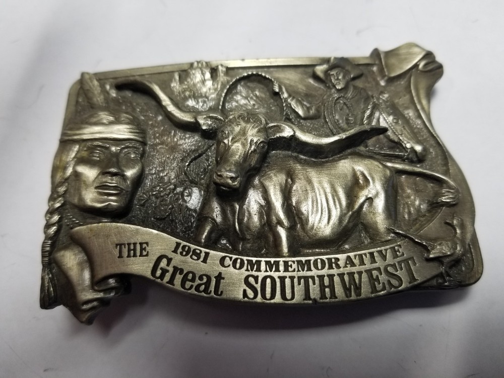 Texas style ,BELT BUCKLE BRASS, by Arroyo-USA GREAT CHRISTMAS GIFT IDEA
