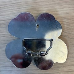 Unbranded Belt Buckle Four Leaf Clover Bottle Opener Green Silver St Patricks