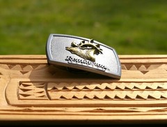 Arms Company Remington Country Bugling Elk 2 1/2&Prime; Belt Buckle for 1 1/8&Prime; Belt