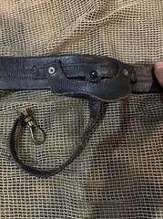 Vtg US Navy Officers Sword Belt And Buckle W/ Hangers Size 34 NS Meyer New York