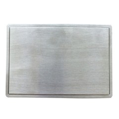 Antique Silver Rectangle Blank Belt Buckle For Engraving Drawing Also US Stock