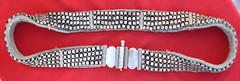 vintage antique ethnic old silver belt belly chain hip chain body chain jewelry