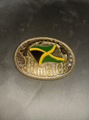 Jamaica Jamaican Flag Belt Buckle