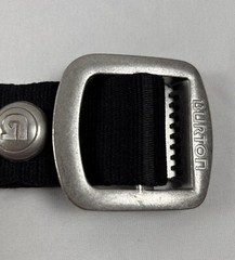 Burton Snowboards Belt Adult Large Black Metal 34-36 W Vintage