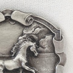 Belt Buckle – Bergamot Brass Works 1976 Horse