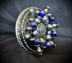 “Orbital Pressure” New OOAK Industrial Belt Buckle Blue Steel Darren McNeese