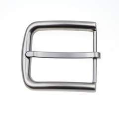 Rectangular 4cm Pin Buckle Jet Hematite for 35-40mm Interchangeable Belts