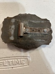 Belt Buckle Vintage 1902 Pony Express Since 1852 Post Office Mail Carrier Horse