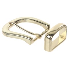 1 1/4&Prime; (32 mm) Nickel Free Single Prong Horseshoe Belt Buckle Set