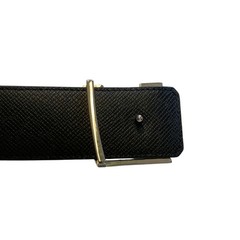 LOUIS VUITTON LOUIS VUITTON Belt M0157 Gray Size: 85 34