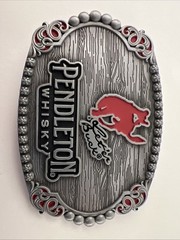 2023 Pendleton Whisky Belt Buckle Let&rsquo;er Buck Limited Ed.