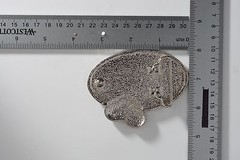 New 1 1/2&Prime; (38mm) Rhinestone Plate Buckle(#T39) Nickel Color USA