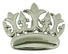 Crown Belt Buckle Silver Metal Western Cowboy Cowgirl Men Women Rodeo Rock Rebel
