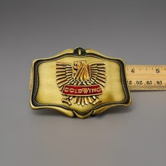 Vintage Egyptian Griffin Honda GoldWing Motorcycle Belt Buckle AHM 1978 MCM