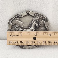 Belt Buckle – Bergamot Brass Works 1976 Horse